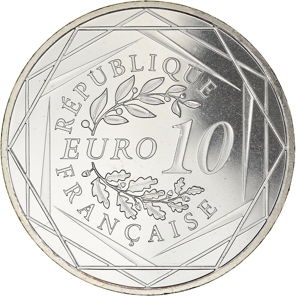 France, 10 Euro, Hercule, 2012, Paris, MS(65-70), Silver, Gadoury:EU 516