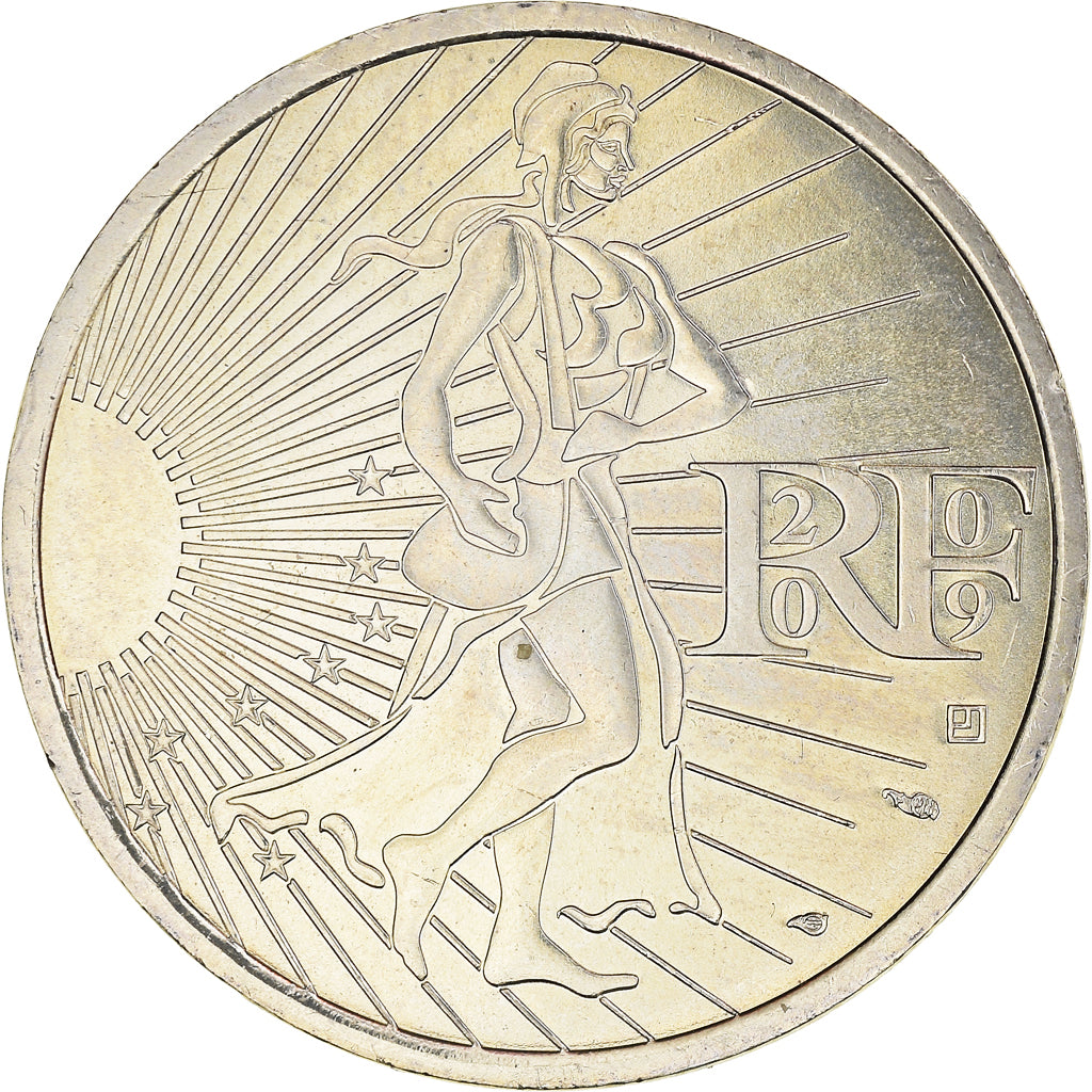 Francia, 10 Euro, Semeuse, 2009, FDC, FDC, Argento, Gadoury:EU337, KM:1580