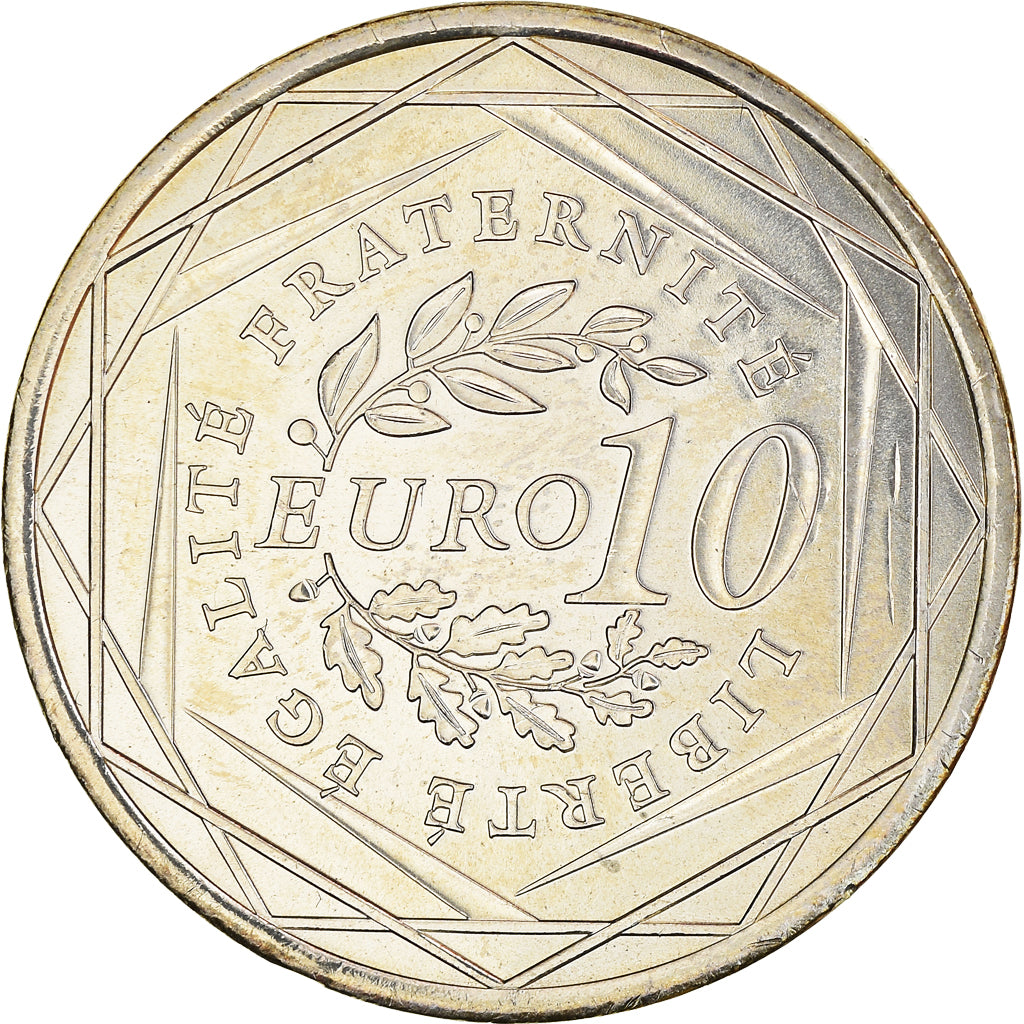 Francia, 10 Euro, Semeuse, 2009, FDC, FDC, Argento, Gadoury:EU337, KM:1580