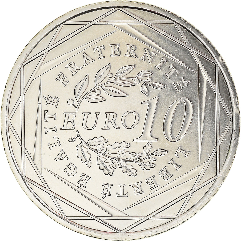 France, 10 Euro, Semeuse, 2009, FDC, MS(65-70), Silver, Gadoury:EU337, KM:1580