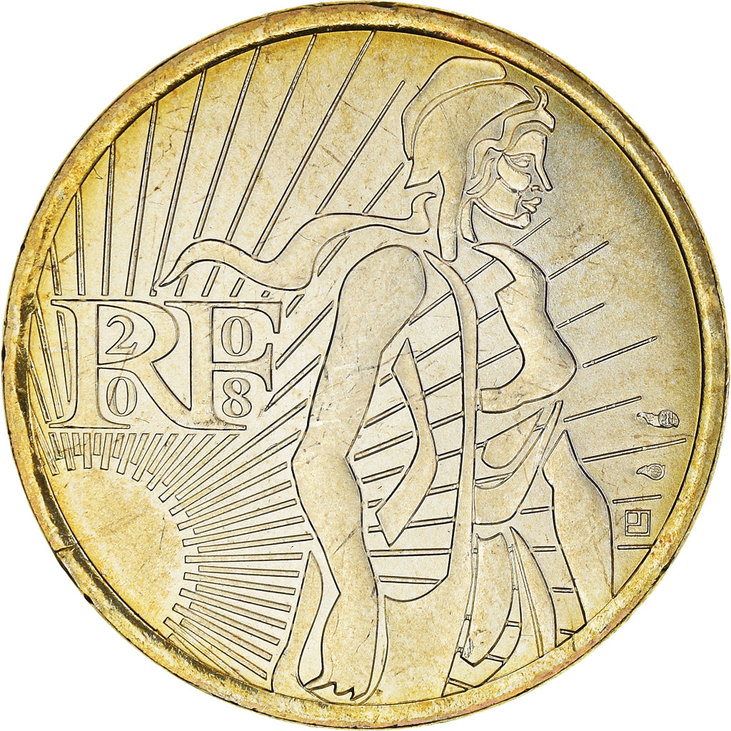 France, 5 Euro, Semeuse, 2008, FDC, MS(65-70), Silver, Gadoury:EU287, KM:1534