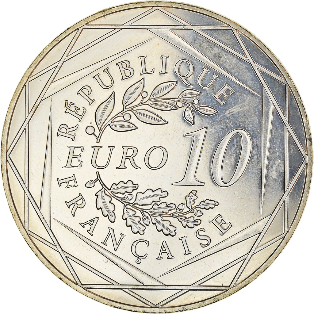 Francia, 10 Euro, Coq, 2016, SPL, Argento, Gadoury:EU797