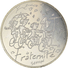France, 10 Euro, Fraternité Automne Sempé, 2014, Paris, MS(63), Silver