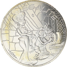France, 10 Euro, Astérix - Egalité - La zizanie, 2015, Paris, FDC, Argent