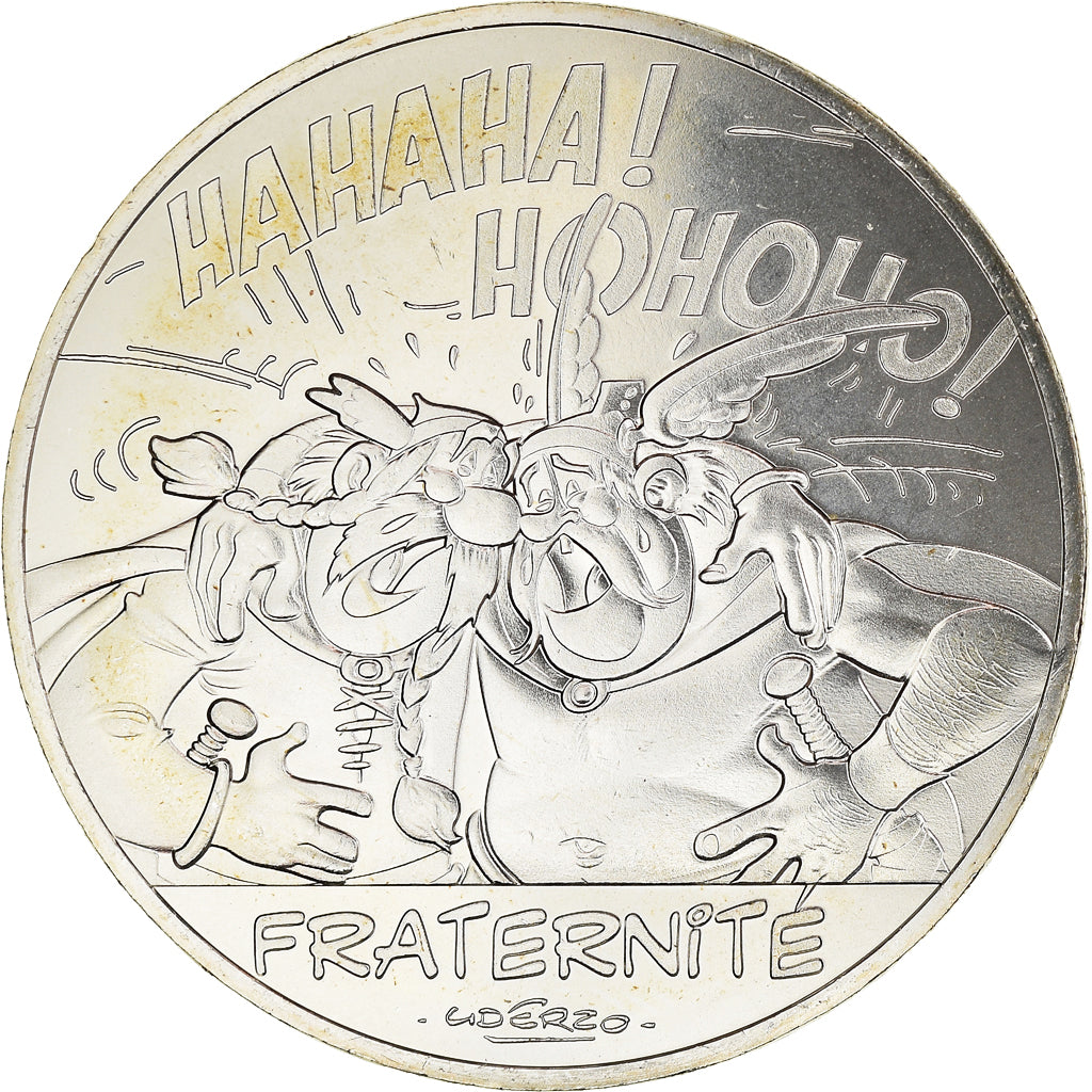 France, 10 Euro, Astérix - Fraternité - Chez les Belges, 2015, Paris