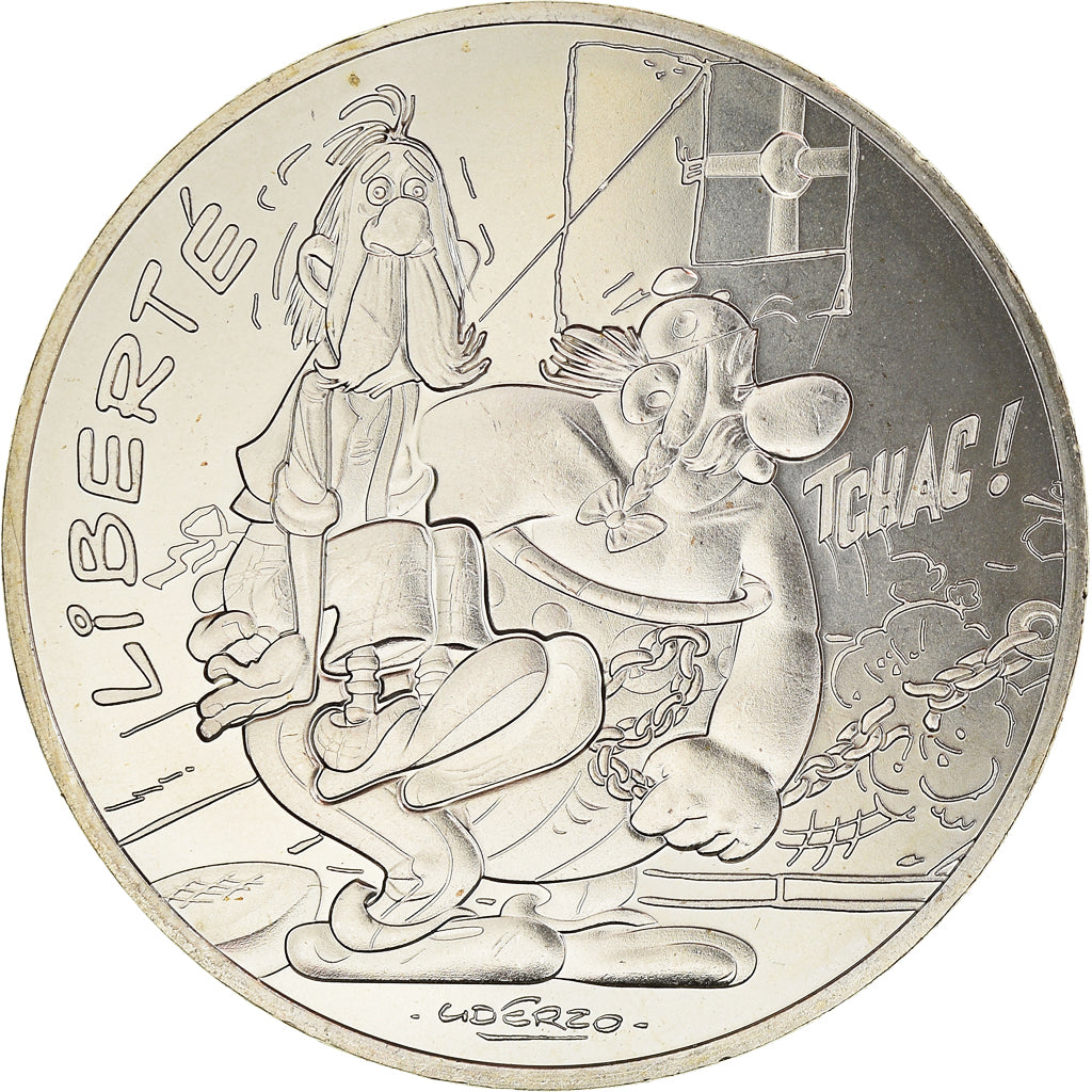 France, 10 Euro, Astérix - Liberté - Chez les Bretons, 2015, Paris, MS(65-70)