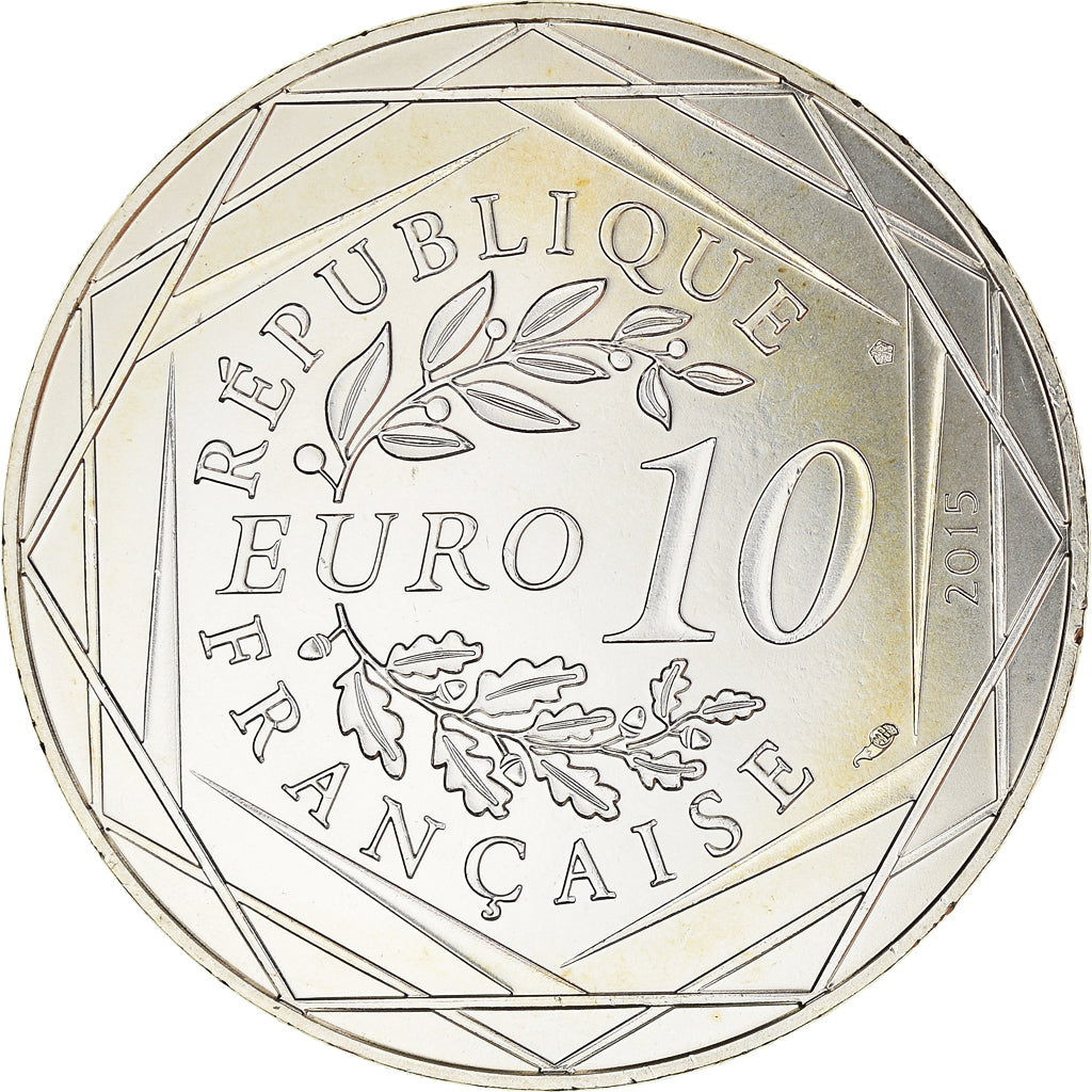 France, 10 Euro, Astérix - Liberté - Chez les Bretons, 2015, Paris, MS(65-70)