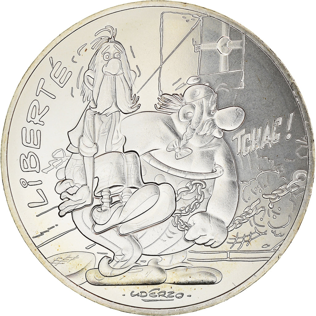France, 10 Euro, Astérix - Liberté - Chez les Bretons, 2015, Paris, FDC