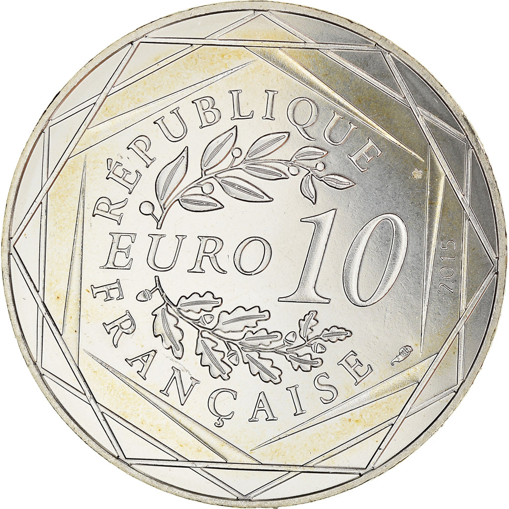 France, 10 Euro, Astérix - Egalité - Le cadeau de César, 2015, Paris, FDC