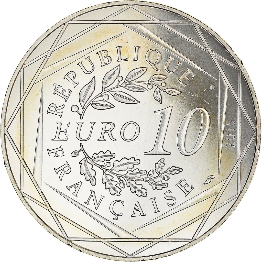 France, 10 Euro, Astérix - Liberté - Le cadeau de César, 2015, Paris