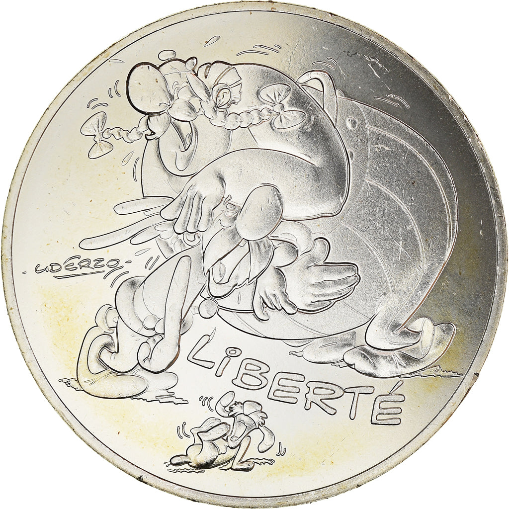 France, 10 Euro, Astérix - Liberté - Le cadeau de César, 2015, Paris