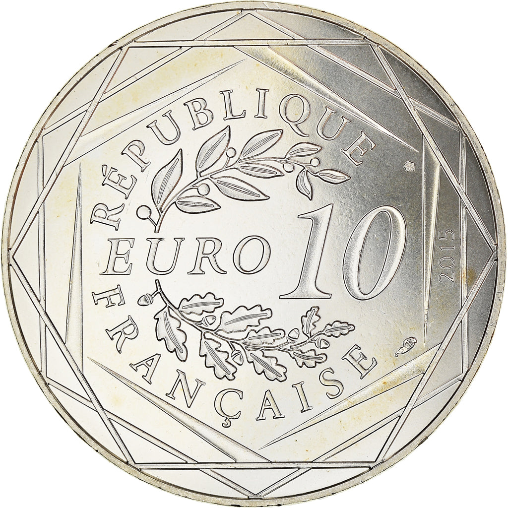 France, 10 Euro, Astérix - Liberté - Le cadeau de César, 2015, Paris