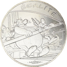 France, 10 Euro, Egalité, Astérix, Obélix, 2015, Paris, MS(65-70), Silver