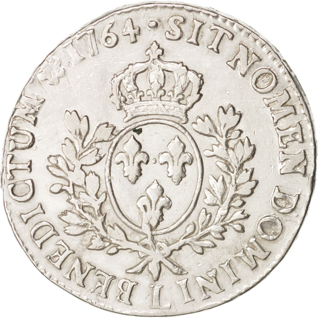 Frankreich, Louis XV, Écu au bandeau, 1764, Bayonne, S+, Silber, KM:512.12