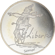 Francia, 10 Euro, Liberté Hiver Sempé, 2014, FDC, Argento, Gadoury:EU717