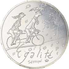 France, 10 Euro, Egalité Automne Sempé, 2014, FDC, Argent, Gadoury:EU718