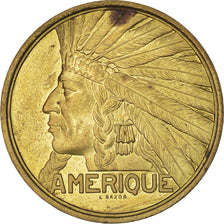 France, Medal, Exposition Coloniale Internationale, Paris 1931, Amérique, 1931