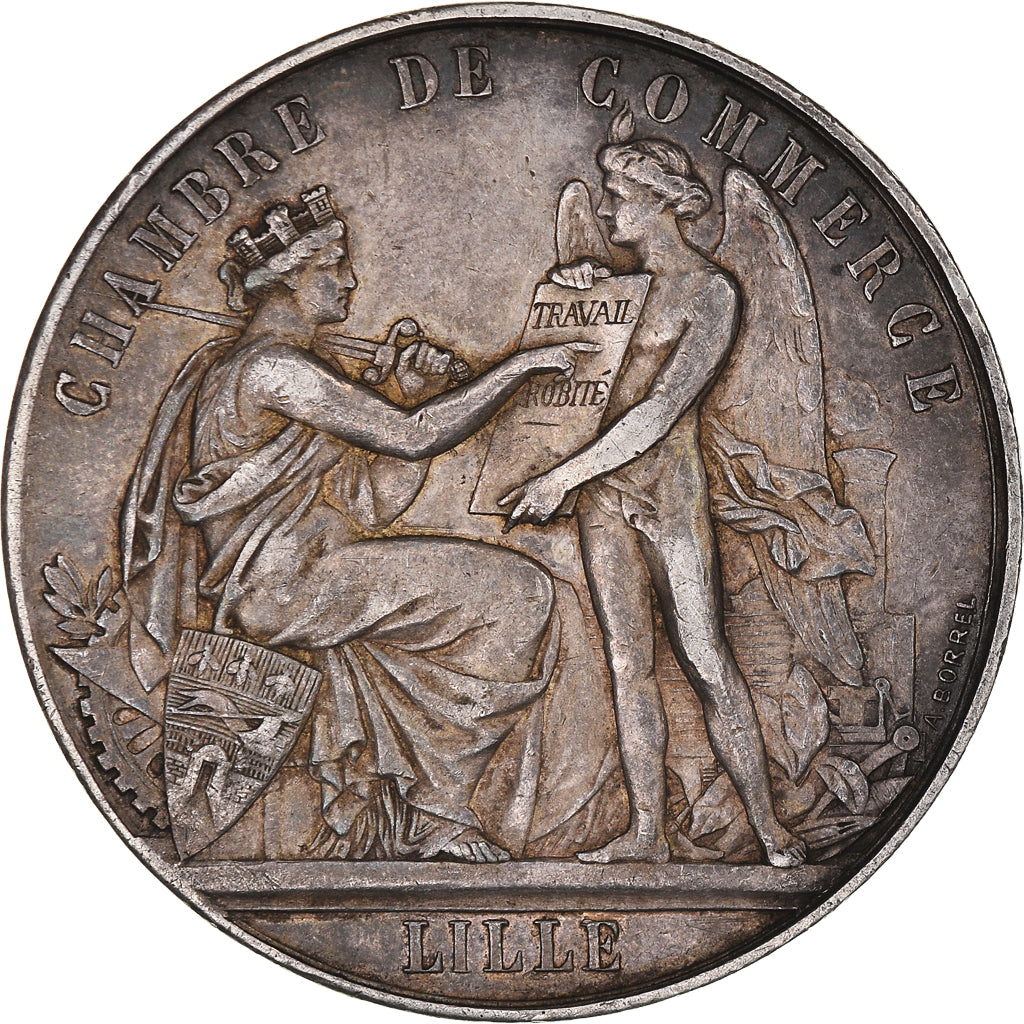 Francia, Token, Chambre de Commerce de Lille, Borrel.A, BB+, Argento