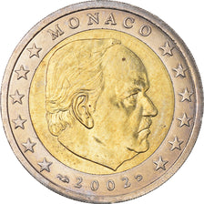 Monaco, 2 Euro, 2002, Paris, VZ, Bi-Metallic, Gadoury:MC179, KM:174