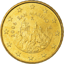 San Marino, 50 Euro Cent, 2006, Rome, MS(64), Brass, KM:445