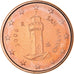 San Marino, Euro Cent, 2006, Rome, MS(64), Copper Plated Steel, KM:440
