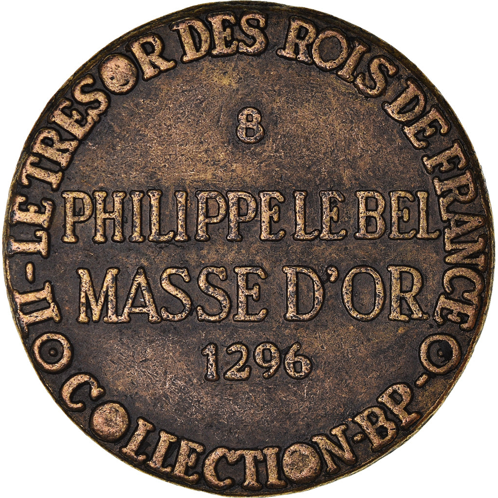 France, Token, Collection BP, Masse d'Or Philippe le Bel, History, MS(60-62)