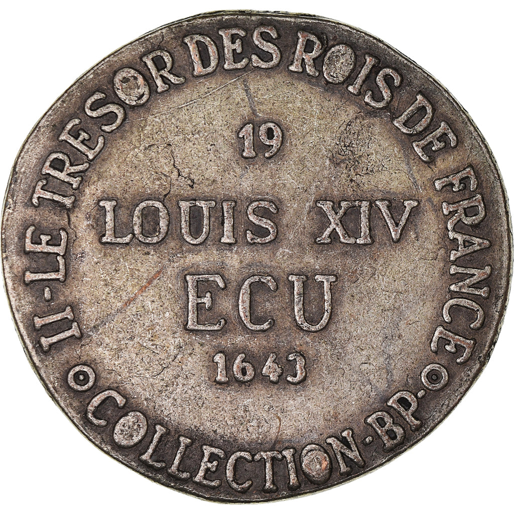 France, Jeton, Collection BP, Ecu Louis XIV, History, SUP, Cuivre