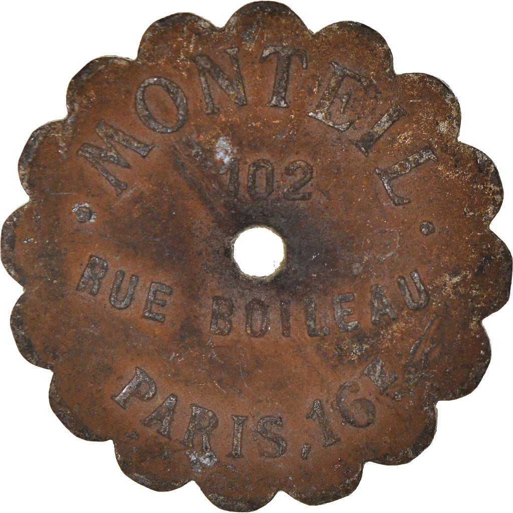Frankreich, Token, Bal, Bon pour une danse, Salle Boileau, S+, Aluminium