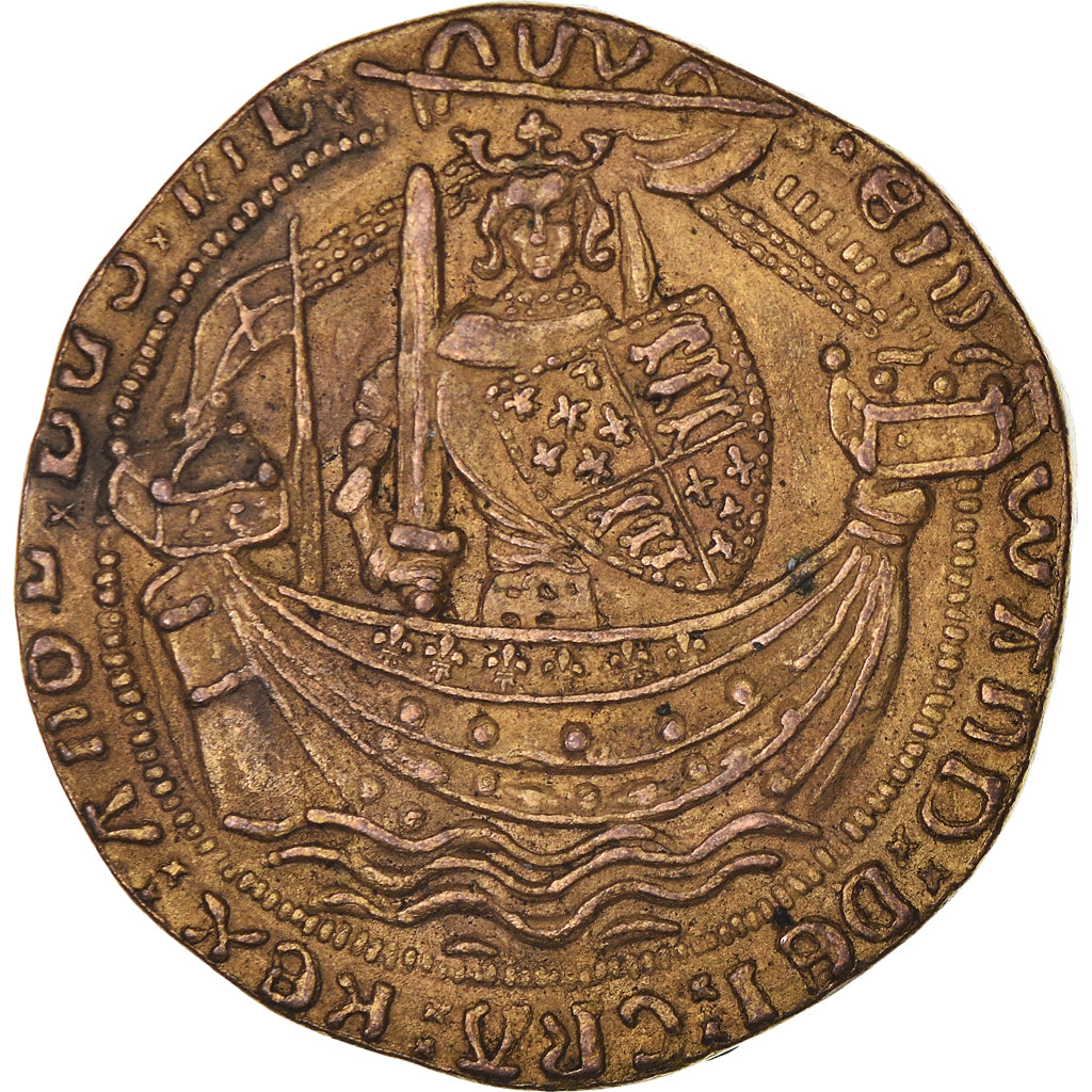 France, Token, Collection BP, Noble d'Or, History, AU(55-58), Copper
