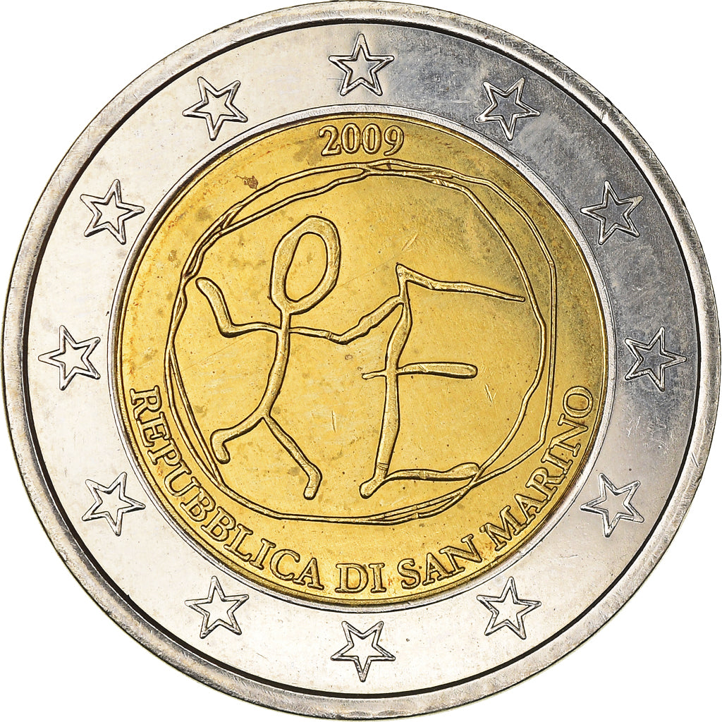 San Marino, 2 Euro, 2 E, Essai-Trial, 2009, unofficial private coin, UNZ