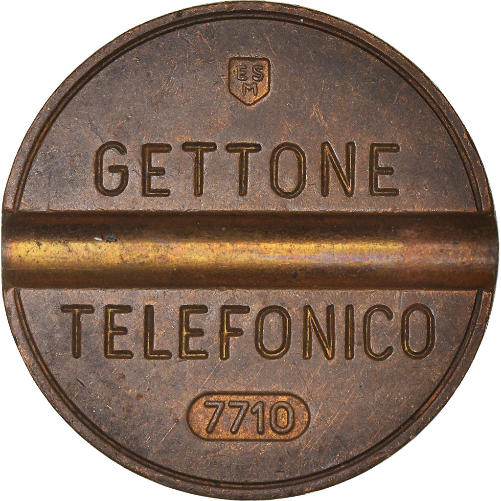 Italy, Token, Gettone Telefonico, AU(55-58), Copper