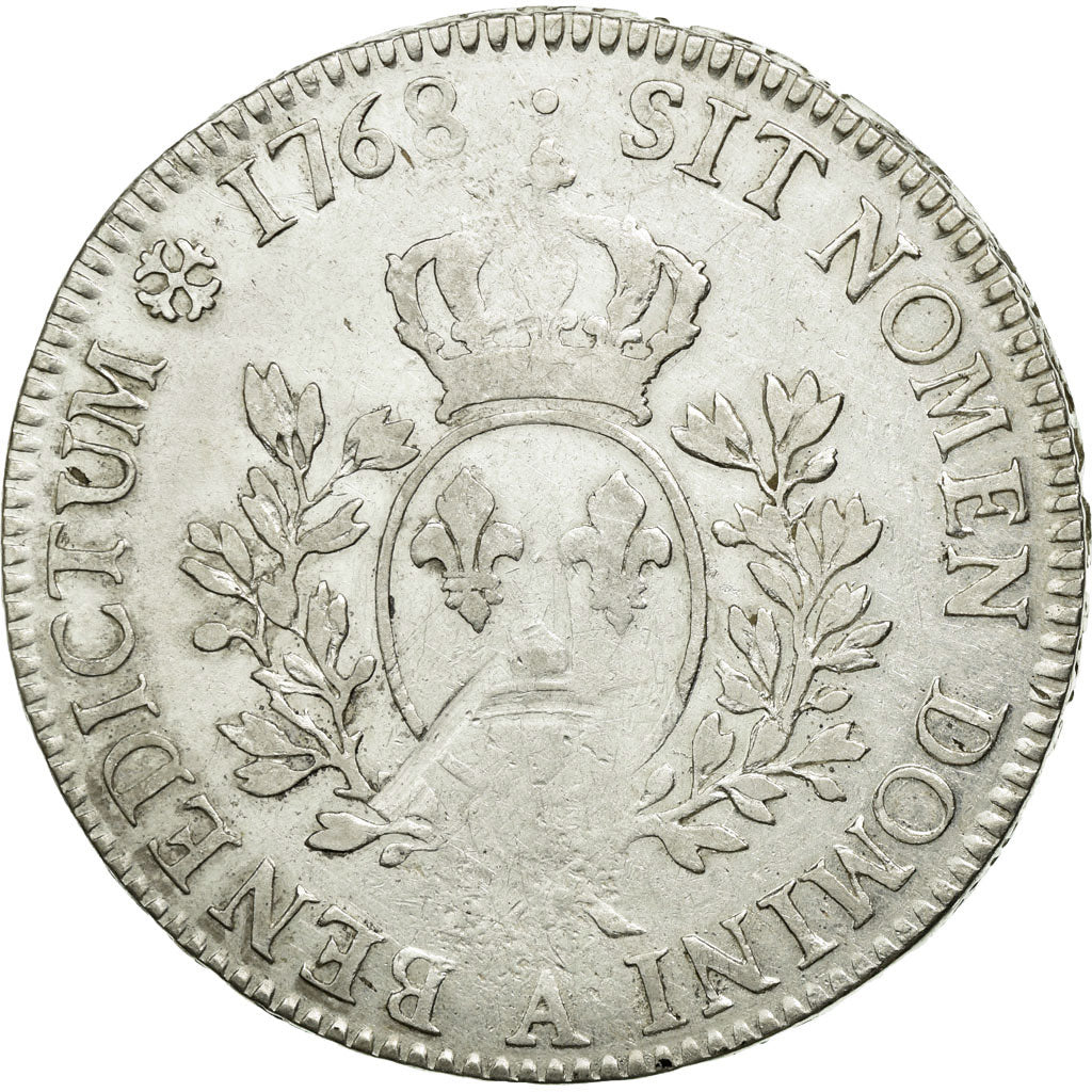 Moneda, Francia, Louis XV, Écu au bandeau, Ecu, 1768, Paris, BC+, Plata