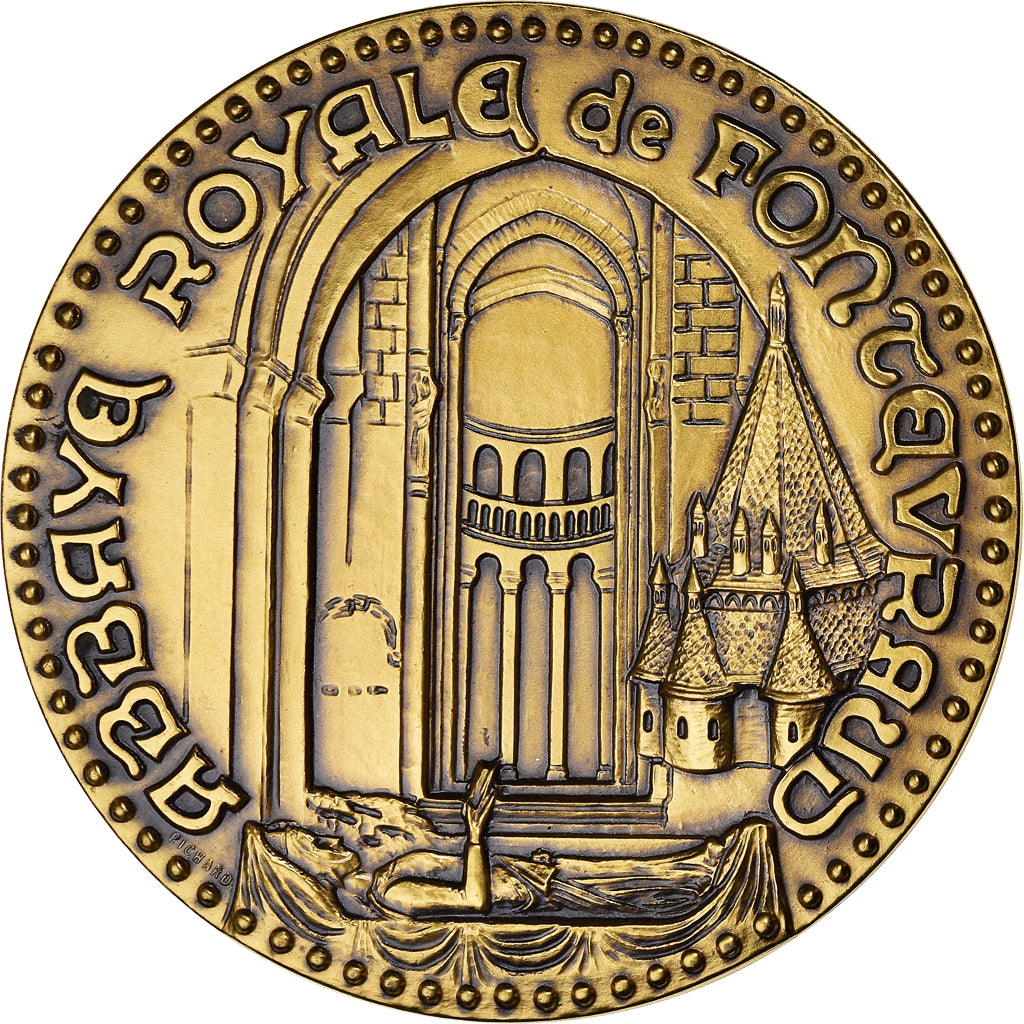 France, Medal, Abbaye Royale de Fontevraud., Pichard, MS(60-62), Bronze