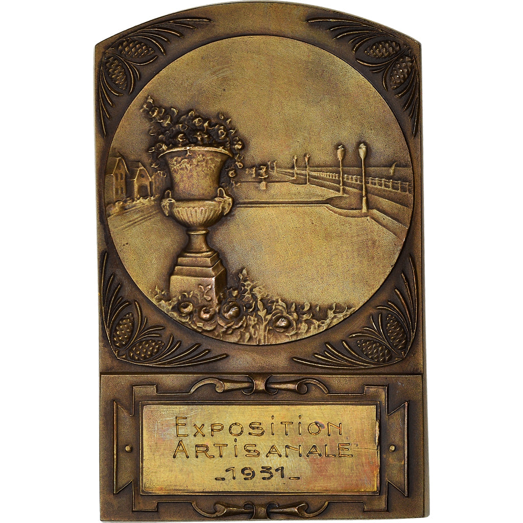 France, Médaille, Exposition Artisanale du Touquet-Paris-Plage, 1931, SPL