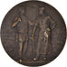 France, Médaille, Compagnie des Mines de Béthune, 1927, Mayeur, SUP, Bronze