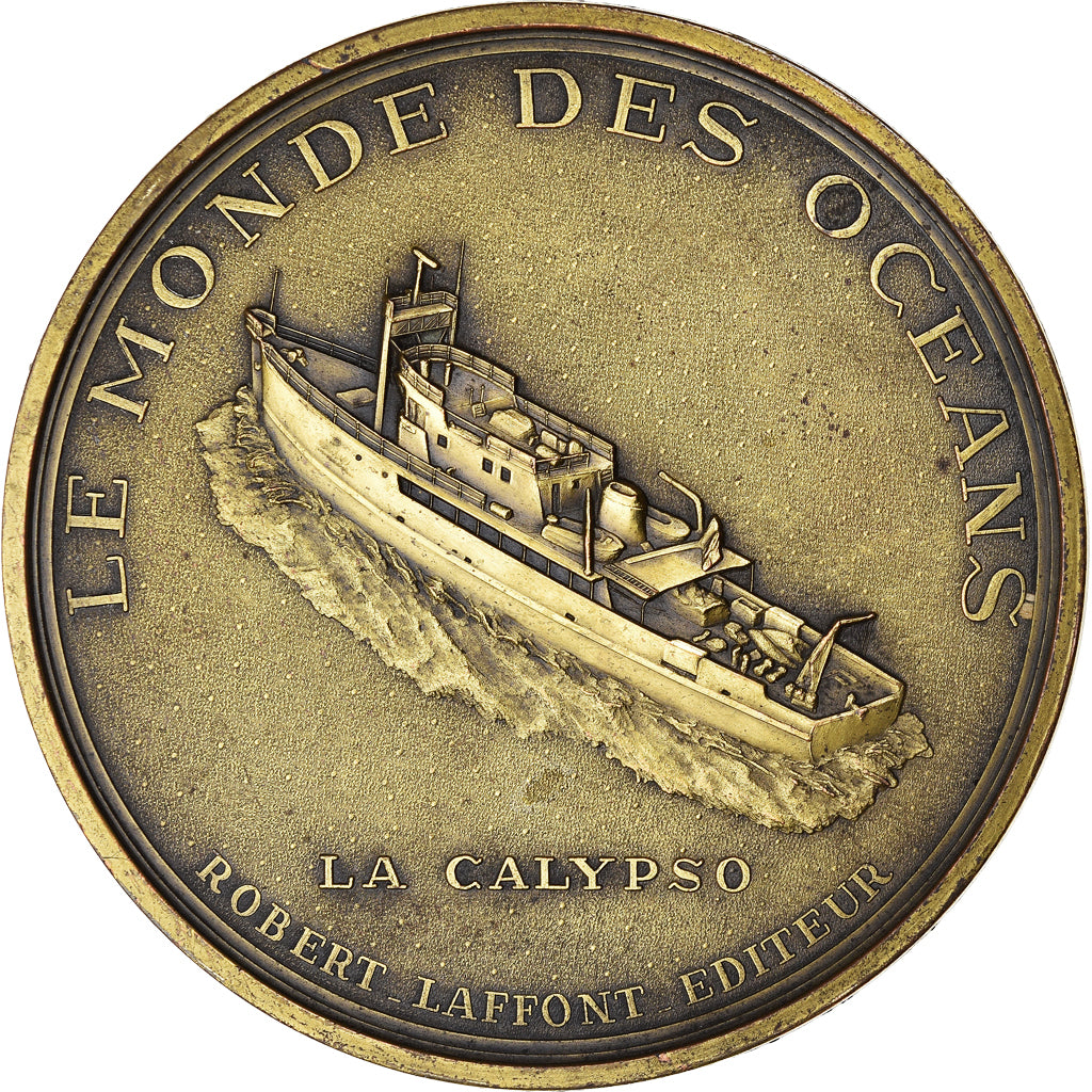 France, Medal, Commandant Jacques Yves Cousteau, Shipping, Duboc, AU(55-58)