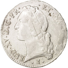 Francia, Louis XV, Écu de Béarn au bandeau, 1767, Pau, MB, Argento, KM 518