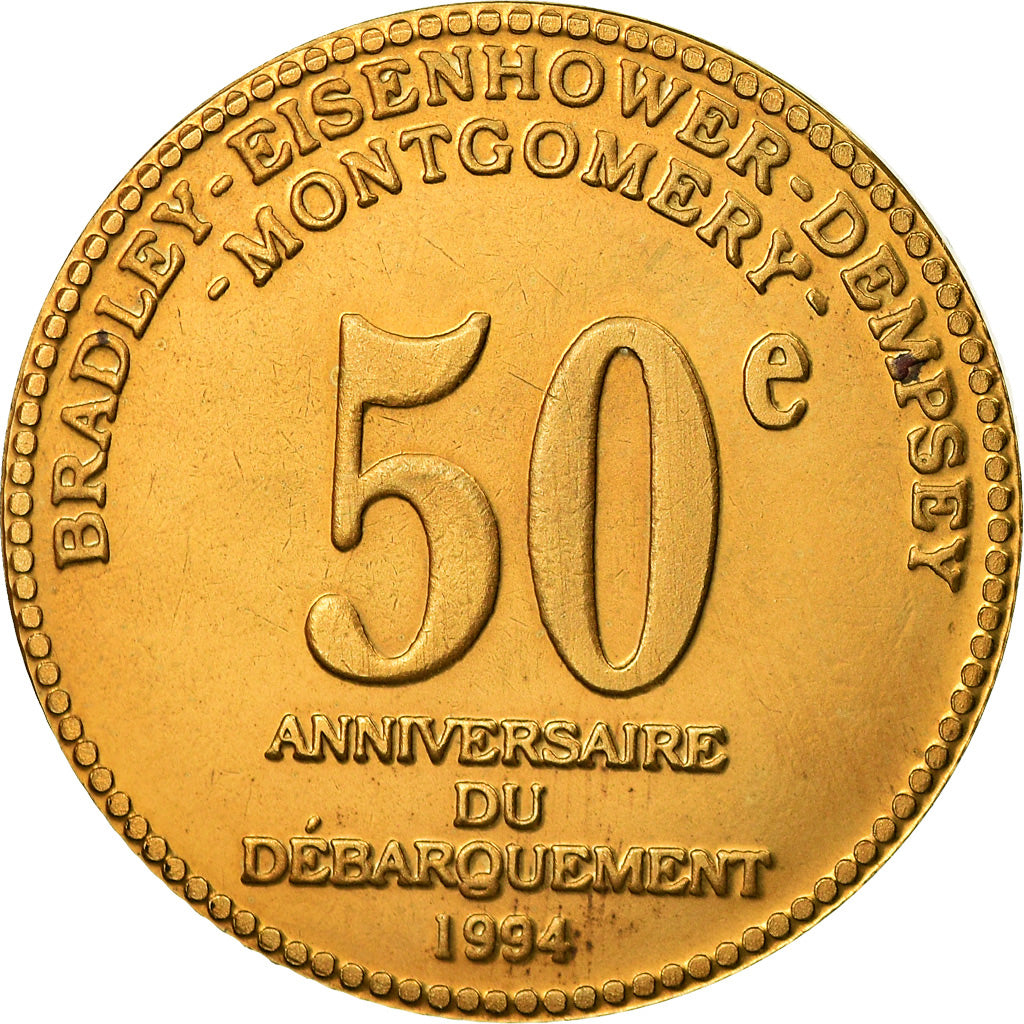 France, Medal, Opération Overlord, 50ème Anniversaire du Débarquement