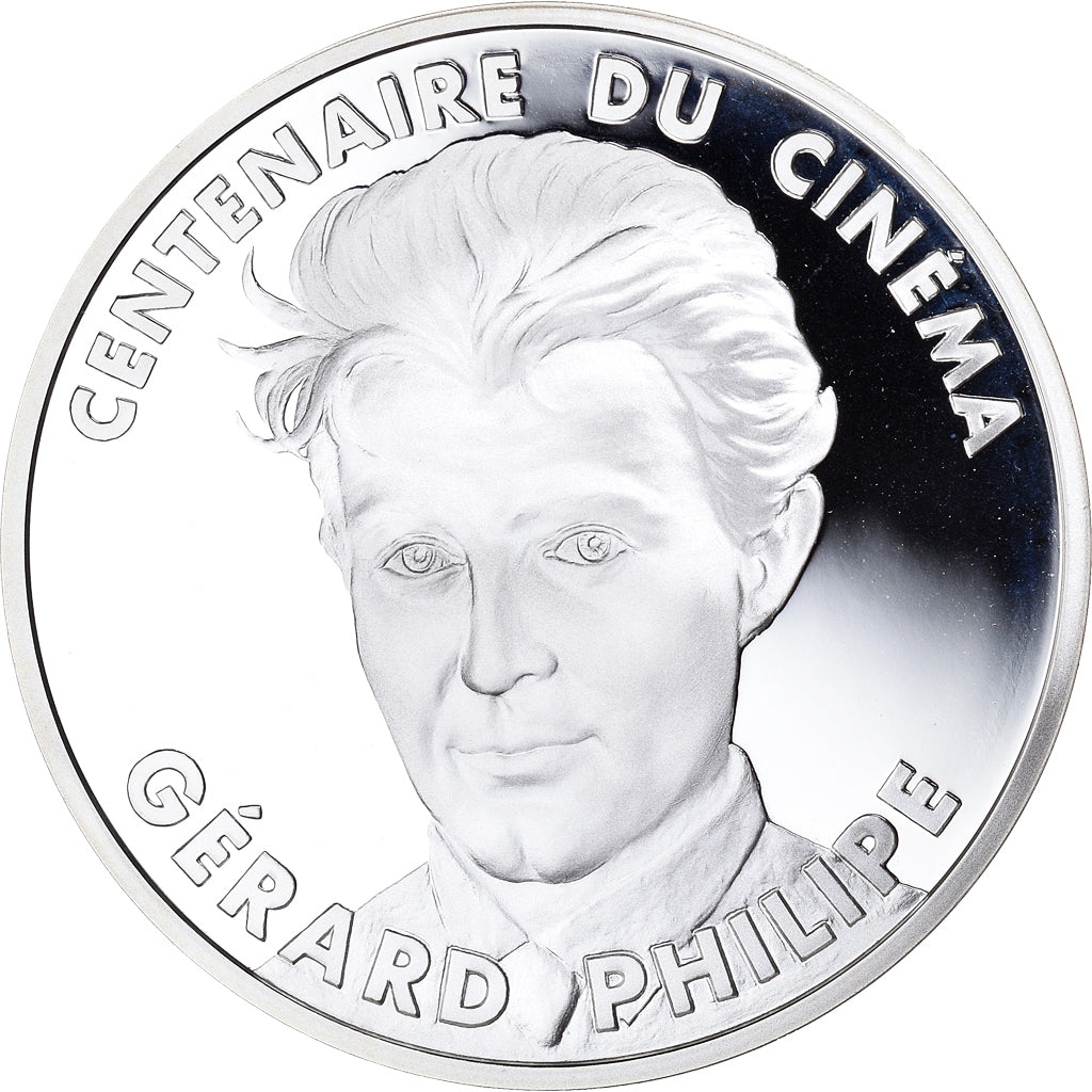 Coin, France, Gérard Philippe, 100 Francs, 1995, Paris, BE, MS(65-70), Silver
