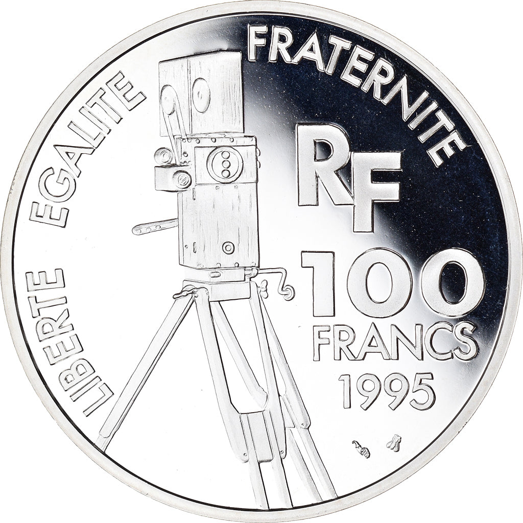 Moeda, França, Federico Fellini, Centenaire du Cinéma, 100 Francs, 1995