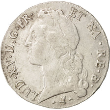 France, Louis XV, Écu de Béarn au bandeau, 1770, Pau, VF(20-25), Silver, KM 518