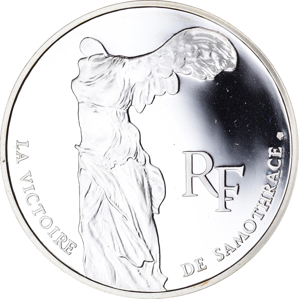 Moneda, Francia, Victoire Samothrace, Bicentenaire du Musée du Louvre, 100