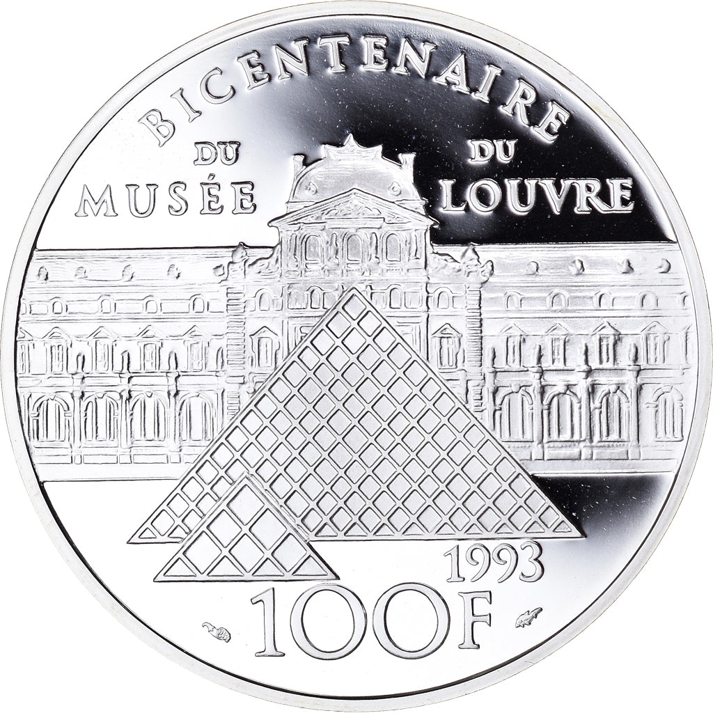 Moneda, Francia, Vénus de Milo, Bicentenaire du Musée du Louvre, 100 Francs