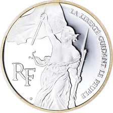 Coin, France, Liberté guidant le peuple, Bicentenaire du Musée du Louvre, 100