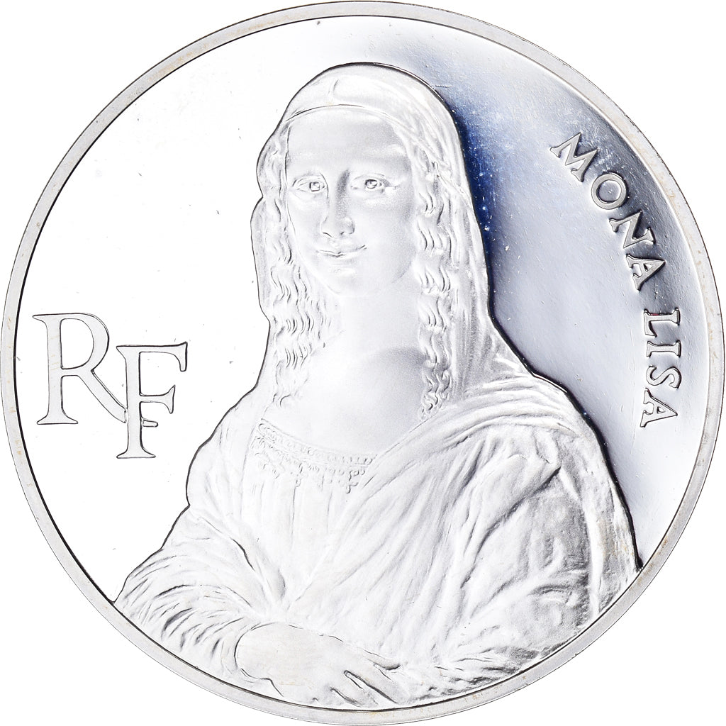 Monnaie, France, Mona Lisa, Bicentenaire du Musée du Louvre, 100 Francs, 1993