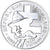 Moeda, França, Jean Moulin, 100 Francs, 1993, ENSAIO, MS(65-70), Prata