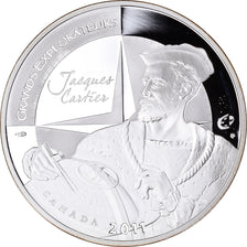 France, Jacques Cartier, 10 Euro, 2011, Paris, Proof, FDC, Argent, KM:1795