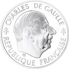 Monnaie, France, Charles de Gaulle, Franc, 1988, Paris, Proof, FDC, Argent