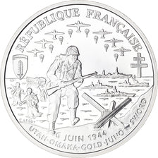 Coin, France, Débarquement, Franc, 1993, Paris, BE, MS(65-70), Silver, KM:1014