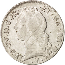 France, Louis XV, Écu de Béarn au bandeau, 1761, Pau, TB, Argent, Gadoury 322a
